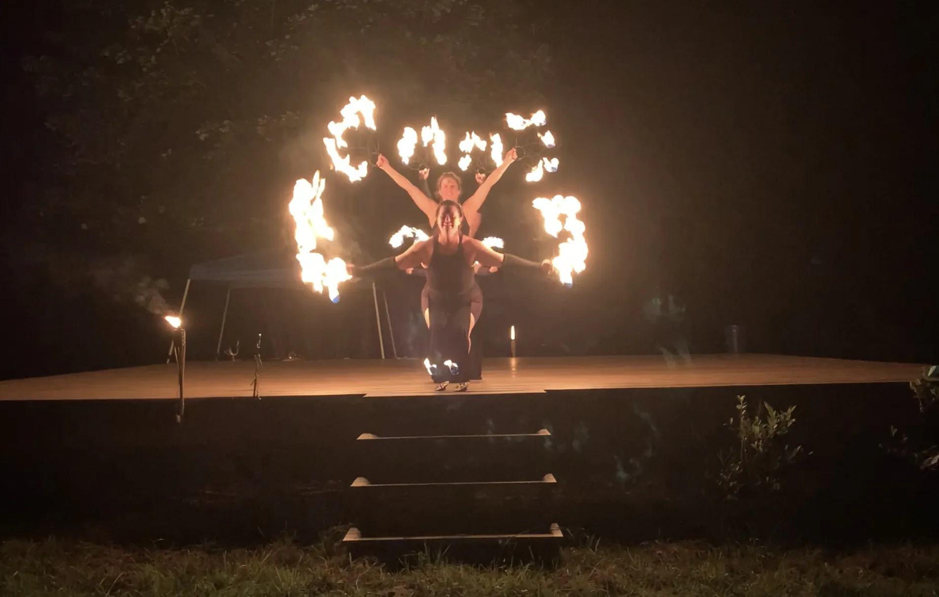 Fire circle performance